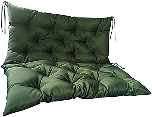 MOTT Luxuriös Wasserdichtes Sitzkissen mit Rückenteil für Gartenbank/Schaukel,Outdoor Palettenkissen Gartenbankauflage Rückenkissen,Bankkissen Bankauflage Auflage für Hollywoodschaukel