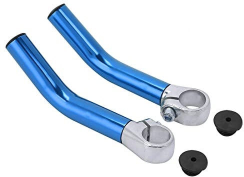 Fahrradlenkergriffe, Fahrradlenkerverlängerung, leicht, langlebig, Aluminiumlegierung, Mountainbike, Rennrad, Lenkerendwerkzeug für Fahrradzubehör (blau), Fahrradlenkerverlängerung,