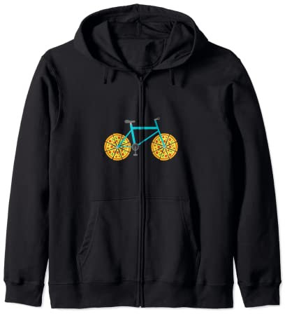 Roulettes de vélo à pizza Sweat à Capuche