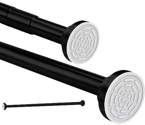 sta telescopica 120-290cm, asta per tenda da doccia, senza foratura, in acciaio inox, regolabile con rotazione, presa sicura per doccia e vasca da 120-290 cm