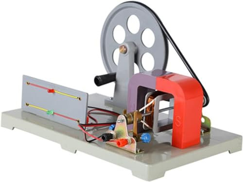 Instruments électromagnétiques générateur d'électricité manuel modèle AC-DC modèle de générateur Faraday expérience d'induction électromagnétique