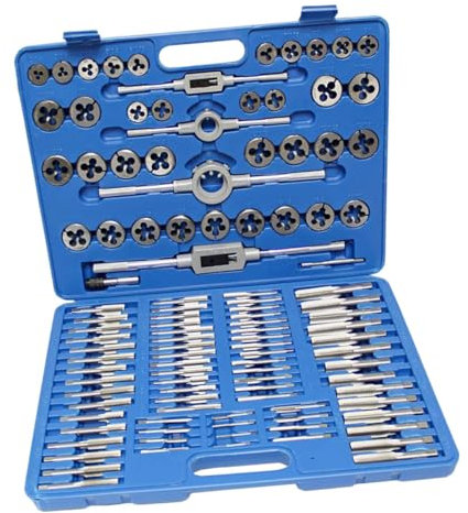 Housoutil Kit De Herramientas Para Machos y Terrajas 110 Piezas Métrico Con Maletín
