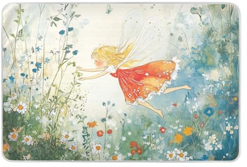 Fairy Flying in Flower Garden Kleinkind, sehr saugfähig, Töpfchentrainingsmatte, atmungsaktive Inkontinenzeinlagen für Kinder, Erwachsene, Haustiere, 132,1 x 86,4 cm (L x B)