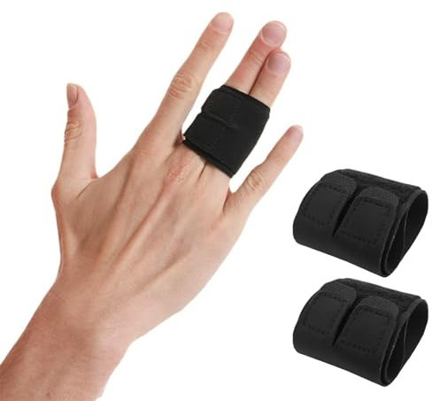 2 Pezzi ,Stecche per dita,Cinghie di sostegno per dita per l'artrite, Stecche Dita Regolabili - Stabilizzatore per Prevenire Lesioni Articolari, Ideale per Il Bendaggio di Dita Gonfie.