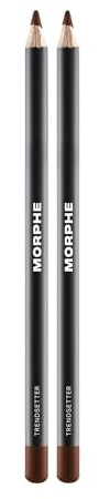 Morphe Color Pencil Bundle - Cream Lip Liner Pencil with a Zero-Tugging Formula - Effortlessly Lines, Defines & Shapes Lips - Trendsetter (2 Count)