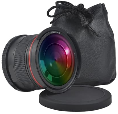 DuraPro 58MM 0.35x Fisheye Wide Angle Lens With Macro,Compatible For Canon, 70D 60D 7D 6D 700D 650D 600D 550D 500D 1100D Camera