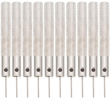 iplusmile 10pcs Sim Card Removal Needle Pin 0.7mm Phone Sim Ejector Tool Set Compatible with Smartphones and Mobile Phone Maintenance