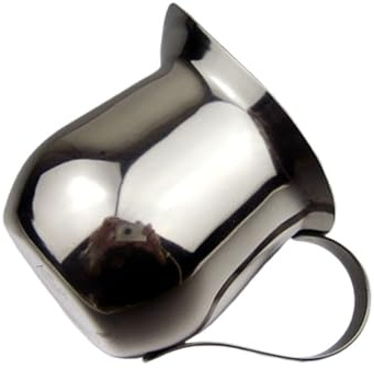 Milk Frothing Pitcher, Brocca for schiuma di latte da cucina in acciaio inossidabile Espresso Steam Coffee Barista Craft Latte Cappuccino Cup Brocca(60ml 2oz)