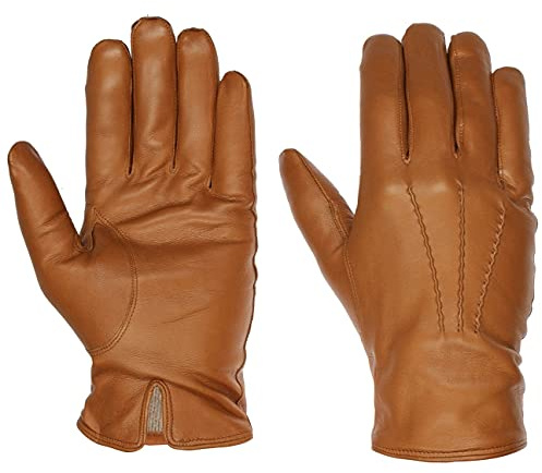 Caridei Classic Nappaleder Fingerhandschuhe Lederhandschuhe Made in Italy Herren Winter Herbst