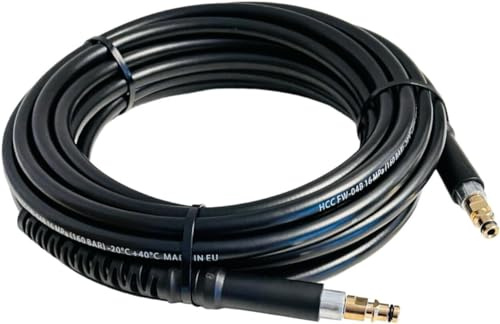M&M Smartek Hochdruckschlauch 50m für Kärcher K2-K7, Quick Connect | Beidseitige Quick-Connect-Anschlüsse ermöglichen schnellen Wechsel; ausgelegt bis 160 bar und 40 °C für Kaltwasser.