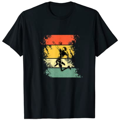 Beachvolleyball Angriff Schmetterball Anime distressed Beach T-Shirt