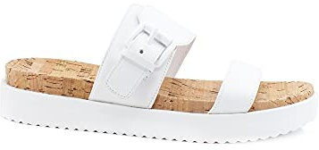 Michael Kors BO Slide Ciabatta Optic White 40S1BOFA1L 35