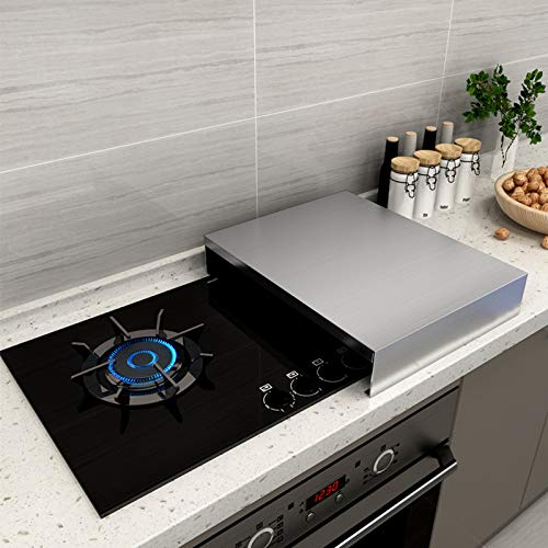 Stove Top Cover for Electric Stove, Heavy Duty Stainless Steel Stove Burner Covers for Electric Stove Top, 11. 8x15. 7x2, Silver