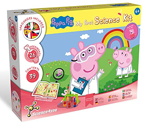 Science4you Primer Kit de Ciencias para Niños 4 Años - Kit Científico con 26 Experimentos, Laboratorio de Quimica y Colores, Juegos Educativos de Manualidades, Regalos para Niñas y Niños 4 5 6+ Años