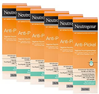 Neutrogena Anti-Pickel Tägliche Feuchtigkeitspflege 6x 50ml