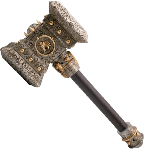 G8DS® Wow - Thralls Doom Hammer - Magier Nachtelfen Horde Kostüm Metallschwert Filmschwert Deko Sammler Cosplay Gaming