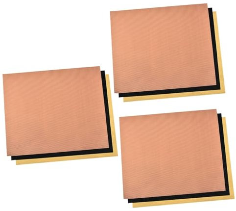 Sosoport 3er-sets Grill-backmatten Für Den Grill Antihaftbeschichtete Grillmatten Wiederverwendbare Grillpads Hitzebeständig Zum Kochen Im Freien 3 Stück X 3