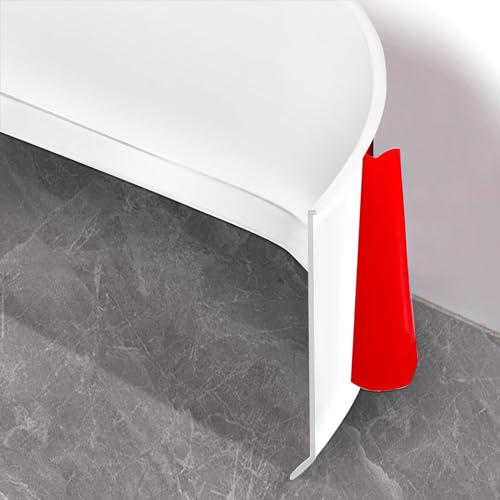 Battiscopa in PVC Adesivo, 10cm x 3.0m Copri Battiscopa Adesivo, Morbido Profilo Angolare PVC, Profili in PVC Copri Battiscopa Decorativi per Cucina e Bagno,Soggiorno, Officio (Bianco)