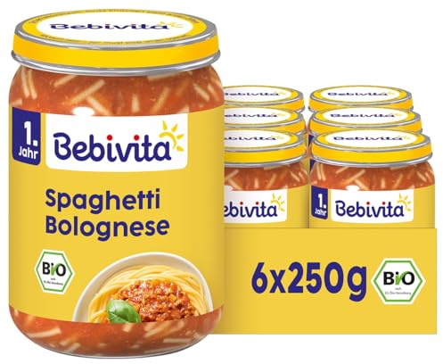 Bebivita Spaghetti Bolognese, 6er Pack (6x250g)