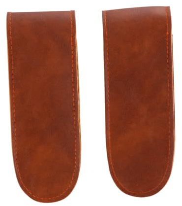 Fundas para Abridor de Botellas de PU Marrón Hebilla, 2 Unidades | Estuche de PU Hebilla, Color Marrón, Accesorio Portátil para Llevar el Abridor, para Amantes de Bebidas