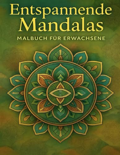 Entspannende Mandalas – Malbuch für Erwachsene: 50 wunderschöne Mandala-Vorlagen zum Ausmalen für mehr Ruhe, Achtsamkeit und Stressabbau