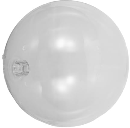 SEWACC Glass Globe Lampshade 180mm G9 Threaded Replacement for Pendant Lighting and Ceiling Lights, Hardwearing Material Easy Installation and Bulb Replacement, Modern Minimalist Style