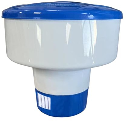 Dispenser di cloro per piscina, galleggiante per compresse di cloro – Dispenser galleggiante di cloro galleggiante, galleggiante con grande capacità, porta pastiglie di cloro, per piscina