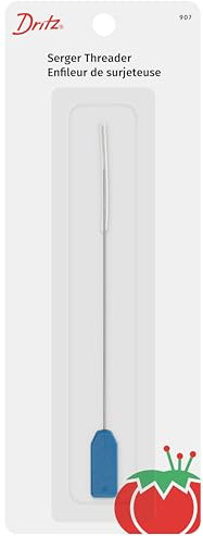 Dritz Serger Needle Threader with Protective Plastic Sleeve, 1 Count