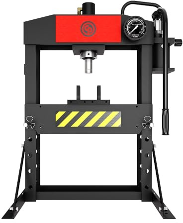 Chicago Pneumatic CP86150 Hydraulic Workshop Press: Durable, Efficient, and Versatile for Vehicle Service Professionals, Red