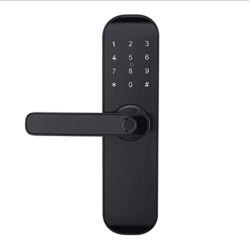 HAIFUAN M20 Bluetooth Digital Lock,Unlock with Card, Code, App (Compatible with Alexa) (Left Hand Door Only)