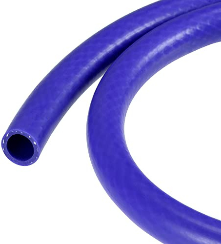 sourcing map Silikon Vakuumschlauch Heizungsschlauch 16mm Innendurchm. Blau | 1m, 101psi, 392F, Verstärkte Hochtemperatur, Für Motor