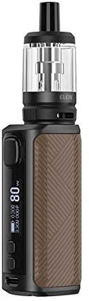 Eleaf iStick i80 Sigaretta Elettronica 80W da Polmone - Svapo Kit con Batteria Integrata 3000mAh, Display, Atom Melo C 5ml, Coil 0.5Ω e 0.3Ω - (Senza Sticks, E-liquids o Ricariche) (Brown)