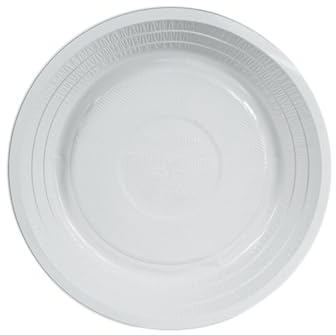 SOLEPLASTIC Piatti Alluminio Usa E Getta Diametro 21 Cm Piatti Monouso Riciclabili Piatti Fondi Alluminio (1)
