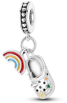 Hapour 925 Argent Sterling Charms for Bremen Bracelets de Charme Collier Bijoux Européens Pendentifs Beads Charms Cadeau d'Anniversaire pour Femmes Filles Maman Fille