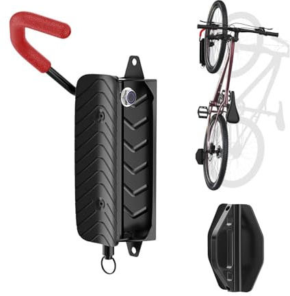 Frogetu Fahrradhalterung Garage,Fahrrad Wandhalterung Schwenkbar,Fahrrad Wandhalter,Fahrrad Wandhalterung Vertikal,Fahrradständer Wand,Fahrradhalter,Fahrrad Wandhalterung,Fahrradhalterung Wand MTB