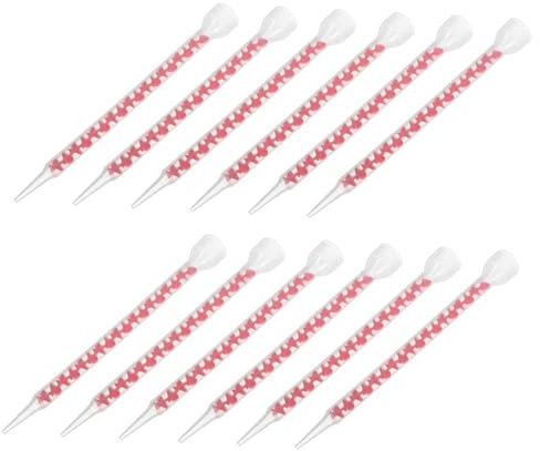 Uonlytech 12pièces Mélangeurs De Colle Époxy Avec Embouts Spirale Pour Application De Joint Outils Pour Et Rénovation De Cuisine Et Salle De Bain