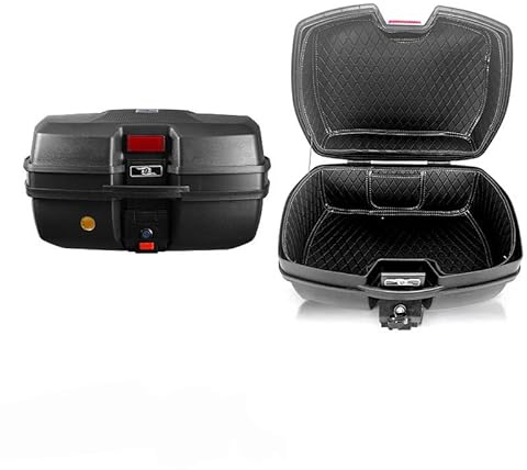 MXQCLSA Motorcycle Top Box, for Honda Adventure Model, Africa Twin, NC750X/CB500X Waterproof Dustproof and Anti-Theft for Storage Helmet Luggage Box with Security Lock