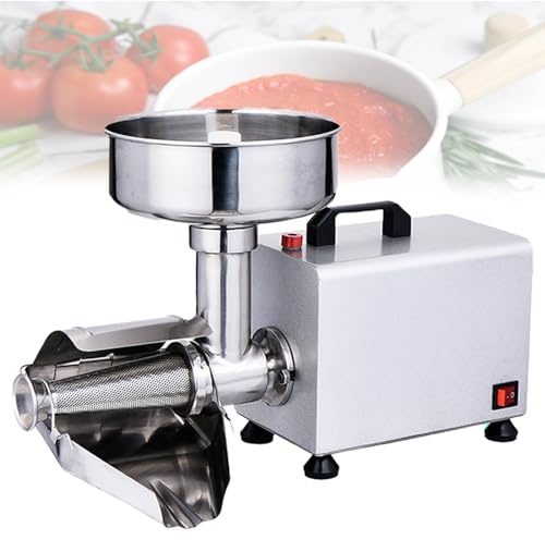 VzxCrue Mulino per Alimenti di qualità Commerciale, Spremiagrumi per Marmellate E Salse, Macchina per Salse in Acciaio Inossidabile da 450 W, per Salse Fatte in Casa