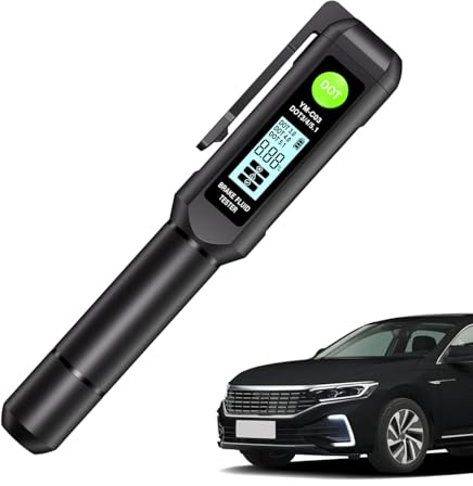 Test del liquido dei freni - Misuratore di umidità dell'olio liquido | segnalazione digitale rivelatore preciso per manutenzione e riparazione in officina automobilistica autocarri