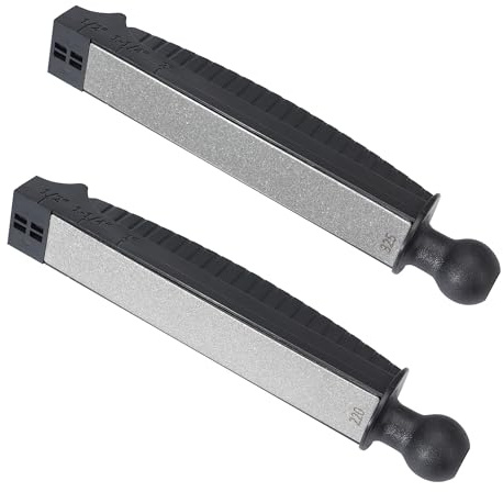 SHARPAL 2-teilige Diamantplatten Nachfüllung, extra grob Körnung 220 (60 Mikron) & grob Körnung 325 (45 Mikron), 1 × 6 / 25 × 152 mm für 202H