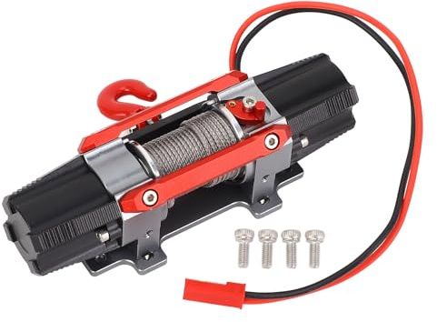 Cygmophing RC double moteur treuil CNC métal simulé forte puissance électrique double moteur pour 1/10 1/8 RC modèle de voiture