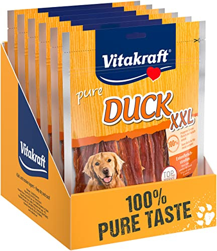 Vitakraft Hundesnack Duck XXL Entenfleischstreifen, 6X 250g