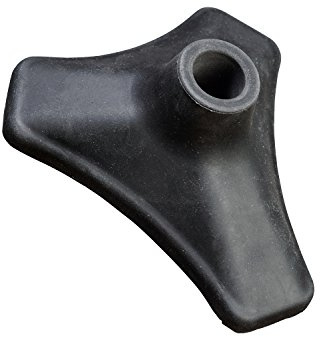 Spezialgummipuffer TRIGON, für autarkes aufrecht stehen der Gehhilfe - 16 mm