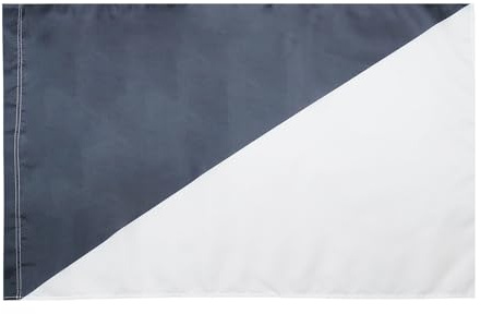 AZ FLAG - Drapeau course automobile noir et blanc - 90x60 cm - Drapeau De Commissaire 100% Polyester Avec Fourreau et Cordelette - Pavillon 45 g
