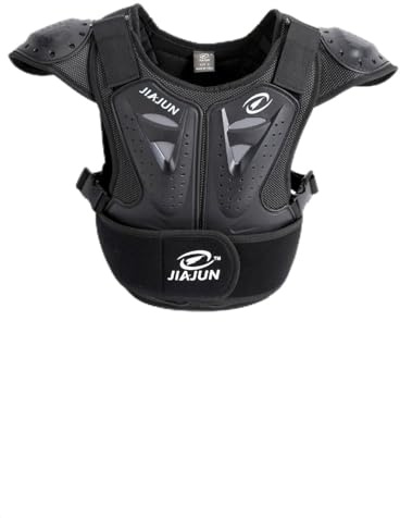 BARHAR Kids Dirt Bike Body Chest Spine Protector Armor Vest Protective Gear for Dirtbike Bike Motocross Skiing Snowboarding (Black, S)