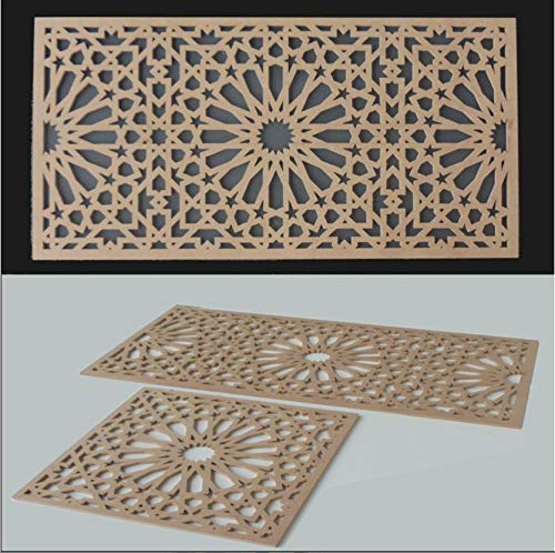 Zagora Ornamentpaneele mit Dekor Marokko - MDF 10mm - 100x50cm