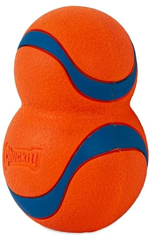 Chuckit! - Ultra Tumbler - Giocattolo da inseguimento per cani - Fusione di 2 Ultra Balls, 1 media e 1 grande - Giocattolo robusto e versatile - Taglia unica - Diametro di 6 e 7,5 cm