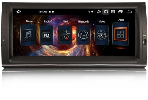 8 Core 4GB 64GB Android 14 Autoradio per BMW Serie 5 X5 E53 GPS Navigatore Carplay Android Auto DSP Bluetooth 5.0 A2DP Radio WiFi DAB+IPS 10,25 pollici Schermo tattile