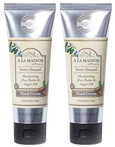 A LA MAISON Hand Cream, Sweet Almond, 1.7 Fluid Ounce, 2 Pack
