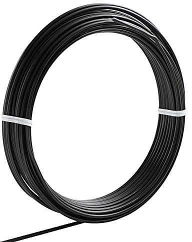 Wazakura Filo per Addestramento Bonsai in Alluminio 2.5mm 150g Fatto in Giappone, Filo Giapponese per Bonsai per la Modellatura di Rami e Tronchi - Nero (2.5mm)